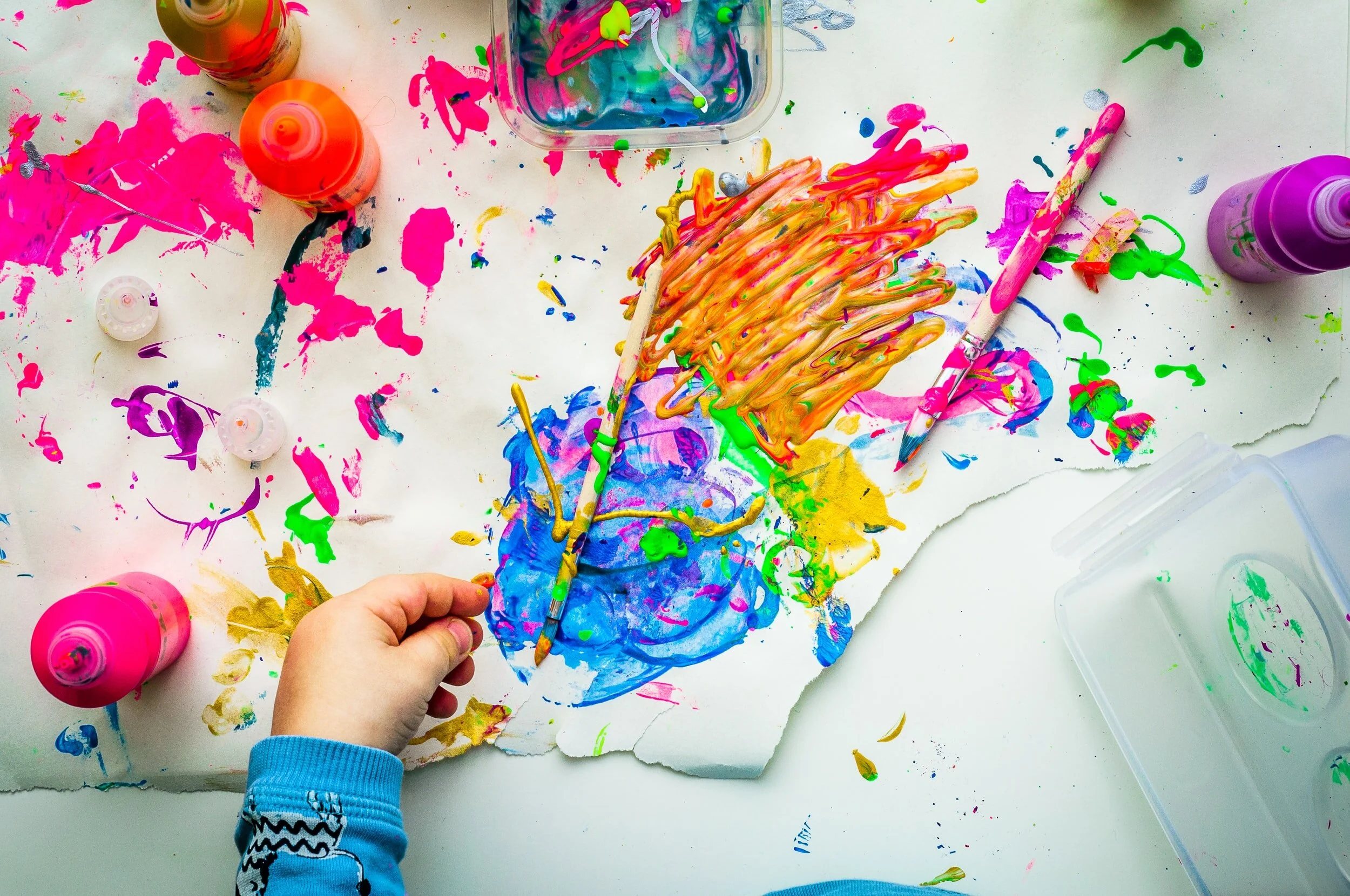 Happy children learning and playing in a professional dayhome environment